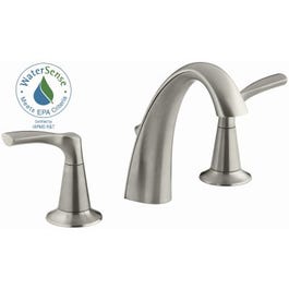 Mistos Lavatory Faucet, Double Handle, Brushed Nickel