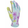 Planter Garden Gloves, Synthetic Leather Palm, Spandex, Women's Medium