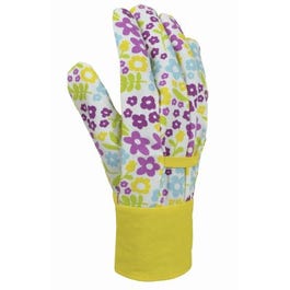 Garden Gloves, Cotton Canvas, Women's Medium