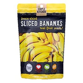 Freeze-Dried Bananas, 4 Servings, 1.4-oz.