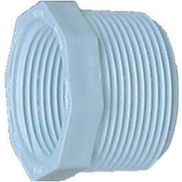 PVC Pipe Fittings, Threaded Bushing, 1/2-In. MIP x 3/8-In. FIP