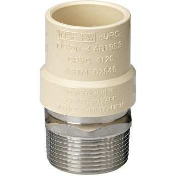 Homewerks Worldwide 542-12-12-B 1/2 Cpvc Male Adapter