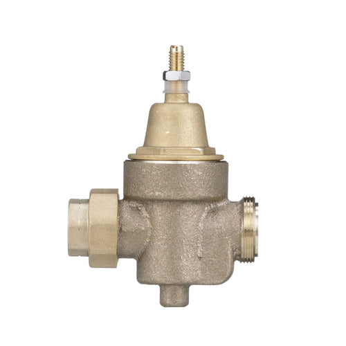 Watts Water Pressure Reducing Valve NPT Thread Union x NPT Female 3/4 IN Lead Free