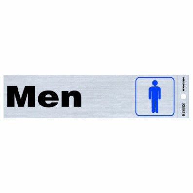 Hillman Men's Restroom Sign (2 x 8)