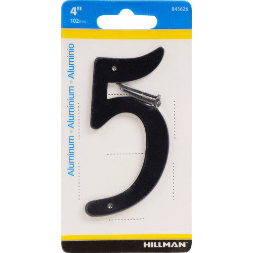 Hillman Nail-On House Number 5 Aluminum