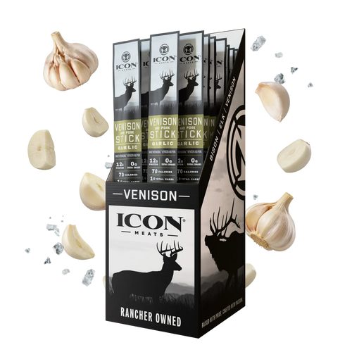 Icon Meats Venison and Garlic Sticks
